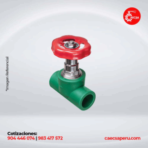 VÁLVULA GLOBO PPR- TUBOPLUS