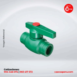 VÁLVULA ESFÉRICA PPR- TUBOPLUS