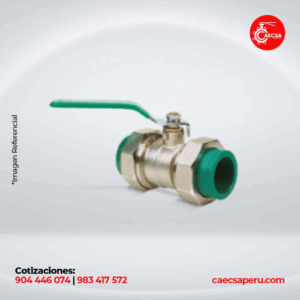 VÁLVULA DESMONTABLE PPR- TUBOPLUS