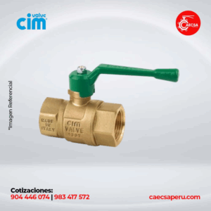 ESFERICA SIN PLOMO CIM12 1/2" - 1 1/2"