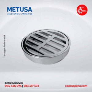 SUMIDERO 2" BRONCE CROMADO - METUSA