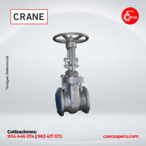 VÁLVULA COMPUERTA ACERO FUNDIDO 150PSI MOD.47XUF CRANE