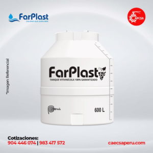 TANQUE VITIVINÍCOLA 600L - FARPLAST