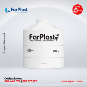 TANQUE VITIVINÍCOLA 2600L – FARPLAST