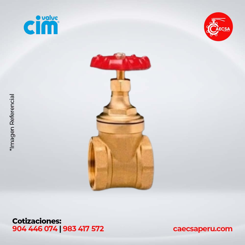 COMPUERTA BRONCE CIM50 150 LBS