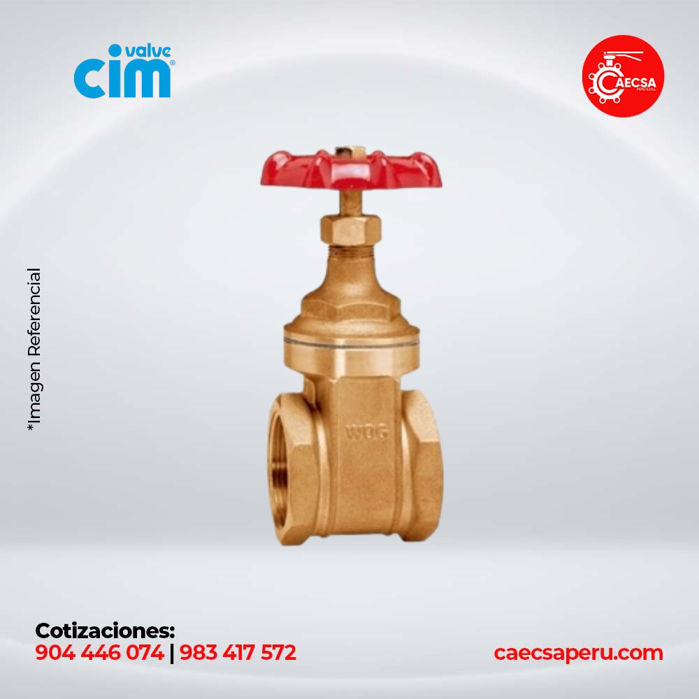 COMPUERTA BRONCE CIM70 250 LBS