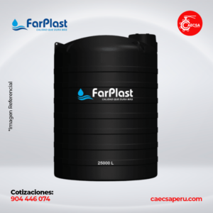 TANQUE INDUSTRIAL PARA AGUA 25000L FARPLAST